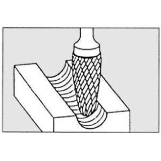 Kleinfrässtift HM RBF0613 C 3mm 6x13mm-Beschreibung lesen