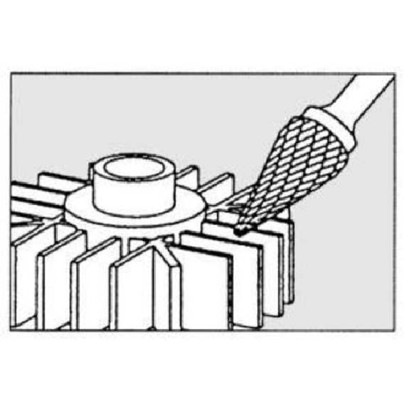 Kleinfrässtift HM SKM0311 C 3mm 3x11mm-Beschreibung lesen