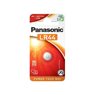 Pila alcalina 1.5V LR44 blister - PANASONIC-Leer más