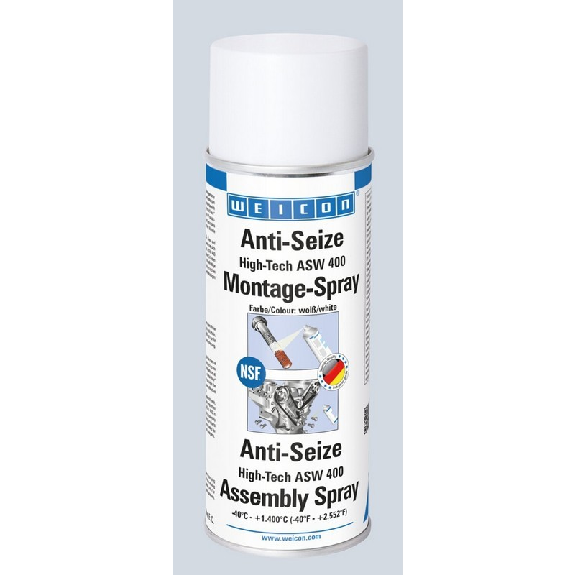 Anti-Seize High-Tech Spray de Montaje, pasta lubricante sólida, 400 ml-Leer más
