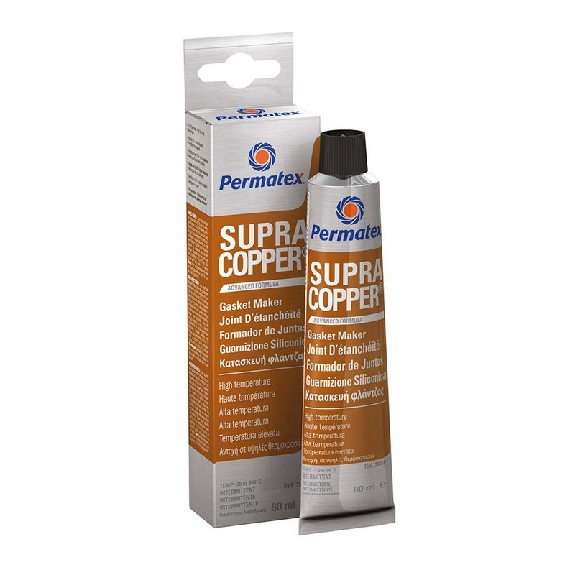 Formador de juntas PERMATEX altas temperaturas SUPRA COPPER - 80 ml, COBRE -  35144-Leer más
