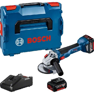Miniamoladora angular a batería GWS 18V-10 125mm +2x 4.0ah 0.601.9J4.007-Leggi tutto