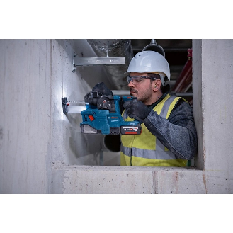 Martillo perforador SDS plus a batería con accesorios-Leer más