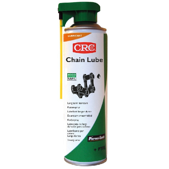 Lubricante de cadenas Chain Lube +PTFE H1 500 ml - CRC 33236-AA-Leer más