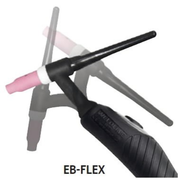 Antorcha de soldadura TIG WTT2 17F flexible 4 metros EB-FLEX S/C5B 135 A - WELDLINE W000382782-Leer más