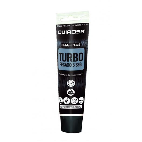 Polímero FIJA+PLUS TURBO agarre 3 seg. 125ml --Leer más