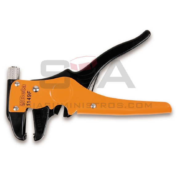 Alicate pelacables frontales modelo automático, con dispositivo de corte, 175mm, 0,2-6 mm² - BETA 1149F-Leer más