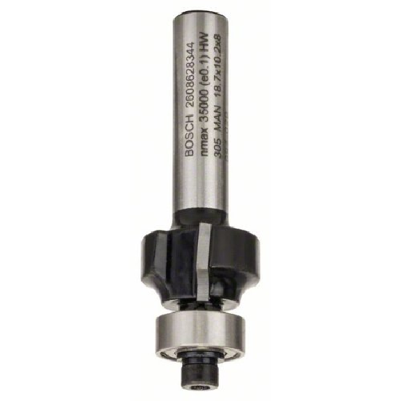 Abrundfräser Standard for Wood, 8 mm, R1 3 mm, L 10,2 mm, G 53 mm-Beschreibung lesen