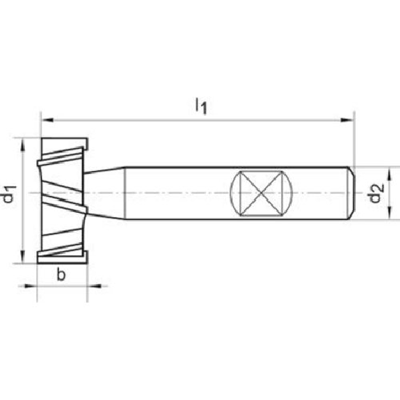 T-Nutenfräser DIN 851 AB HSSCo5 12,5x 6,0mm T-Nutenfräser DIN 851 AB HSSCo5 12,5x 6,0mm-Beschreibung lesen