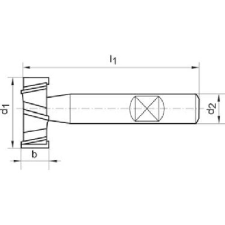 T-Nutenfräser DIN 851 AB HSSCo5 21,0x 9,0mm-Beschreibung lesen
