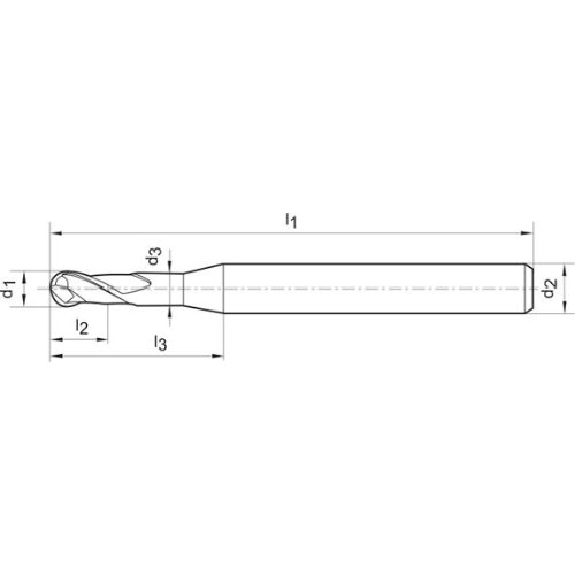Miniaturfräser VHM TiALN 3,0 10mm D6 Z2-Beschreibung lesen