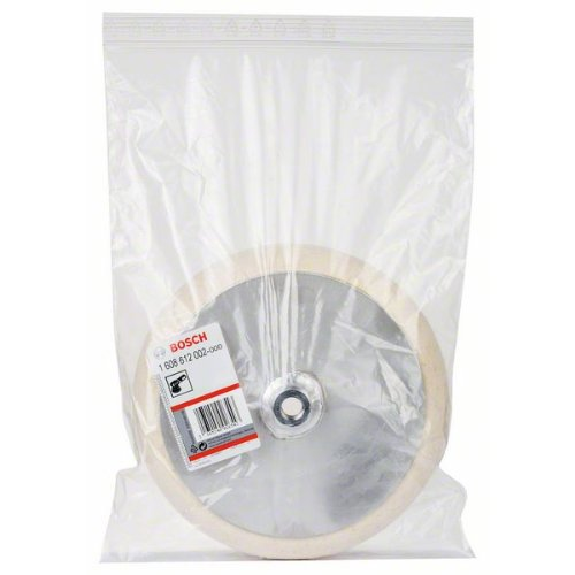 Disco pulidor de fieltro GPO 180 mm con rosca M-14 - 1608612002-Leer más