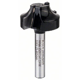 Profilfräser, 6 mm, R1 6,3 mm, D 25,4 mm, L 14 mm, G 46 mm-Beschreibung lesen