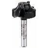 Profilfräser, 6 mm, R1 6,3 mm, D 25,4 mm, L 14 mm, G 46 mm Profilfräser, 6 mm, R1 6,3 mm, D 25,4 mm, L 14 mm, G 46 mm