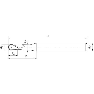 Miniaturfräser VHM TiALN 2,0 14mm D4 Z2-Beschreibung lesen