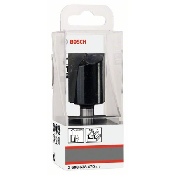 Nutfräser 12 mm, D1 30 mm, L 40 mm, G 81 mm Nutfräser 12 mm, D1 30 mm, L 40 mm, G 81 mm-Beschreibung lesen