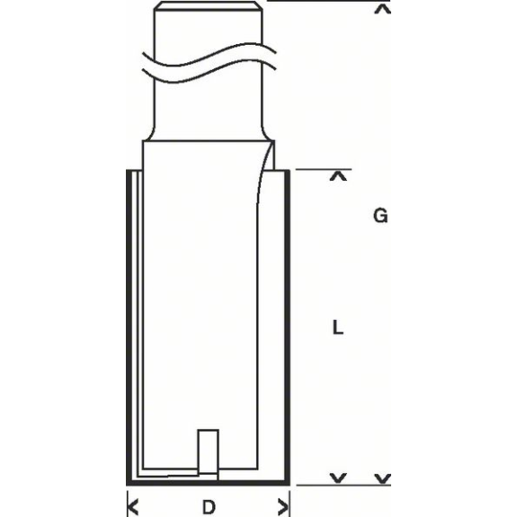 Nutfräser 12 mm, D1 30 mm, L 40 mm, G 81 mm Nutfräser 12 mm, D1 30 mm, L 40 mm, G 81 mm-Beschreibung lesen