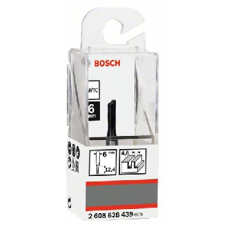 Nutfräser 6 mm, D1 4,8 mm, L 12,4 mm, G 51 mm-Beschreibung lesen