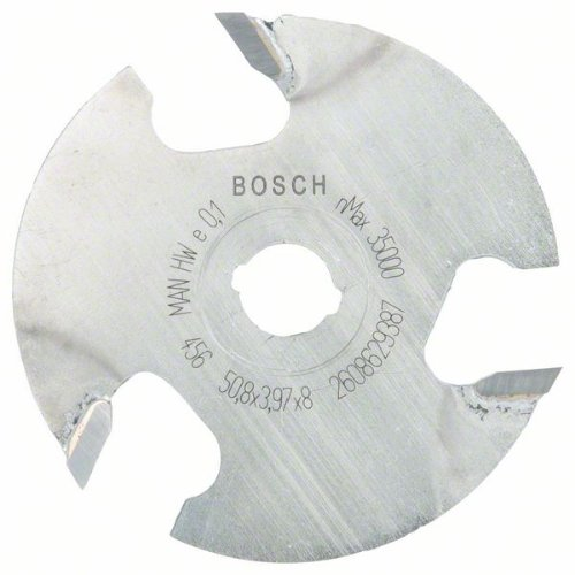 Scheibennutfräser, 8 mm, D1 50,8 mm, L 4 mm, G 8 mm Scheibennutfräser, 8 mm, D1 50,8 mm, L 4 mm, G 8 mm-Beschreibung lesen