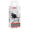 Hohlkehlfräser 6 mm, R1 8 mm, D 15,9 mm, L 12,3 mm, G 45 mm Hohlkehlfräser 6 mm, R1 8 mm, D 15,9 mm, L 12,3 mm, G 45 mm