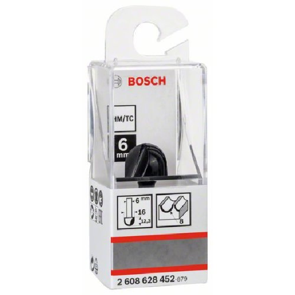 Hohlkehlfräser 6 mm, R1 8 mm, D 15,9 mm, L 12,3 mm, G 45 mm-Beschreibung lesen
