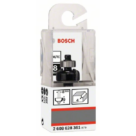 Profilfräser E, 8 mm, R1 4 mm, D 20,7 mm, L 9 mm, G 53 mm-Beschreibung lesen