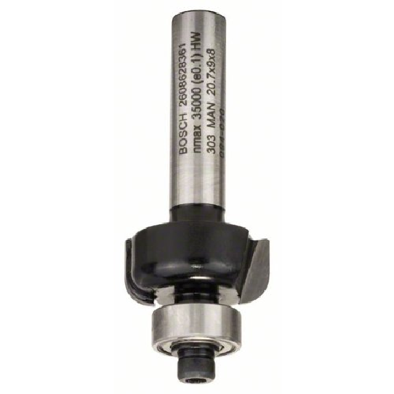 Profilé à froid E, 8 mm, R1 4 mm, D 20,7 mm, L 9 mm, G 53 mm-Leggi tutto