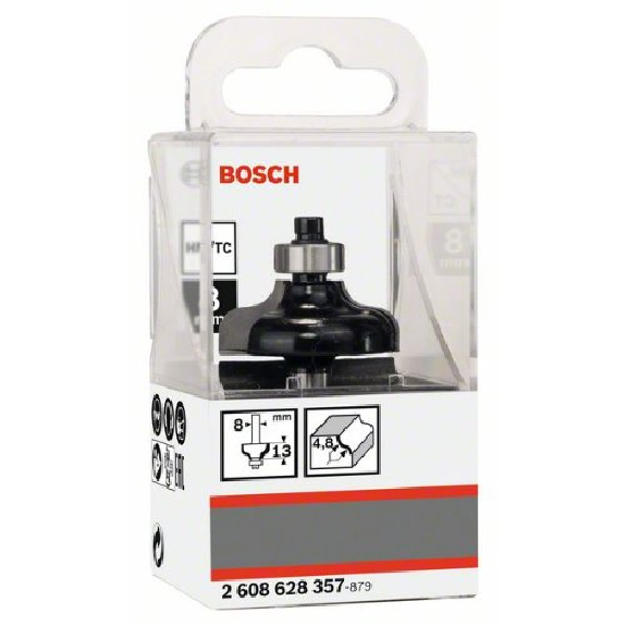Profilfräser G, 8 mm, R1 4,8 mm, D 31,8 mm, L 12,4 mm, G 54 mm Profilfräser G, 8 mm, R1 4,8 mm, D 31,8 mm, L 12,4 mm, G 54 mm-Beschreibung lesen