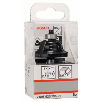 Profilfräser B, 8 mm, R1 6,3 mm, B 12,7 mm, L 17 mm, G 61 mm-Beschreibung lesen