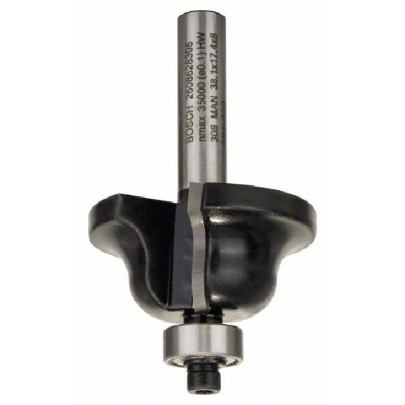 Profilfräser B, 8 mm, R1 6,3 mm, B 12,7 mm, L 17 mm, G 61 mm Profilfräser B, 8 mm, R1 6,3 mm, B 12,7 mm, L 17 mm, G 61 mm-Beschreibung lesen