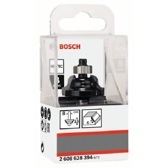 Profilfräser B, 8 mm, R1 4 mm, B 8 mm, L 12,4 mm, G 54 mm Profilfräser B, 8 mm, R1 4 mm, B 8 mm, L 12,4 mm, G 54 mm-Beschreibung lesen