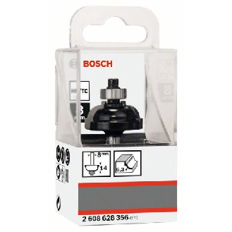 Profilfräser F, 8 mm, R1 6,3 mm, D 28,5 mm, L 13,2 mm, G 54 mm-Beschreibung lesen
