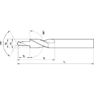 Kurzstufenbohrer HSS M10 DL 180G.-Beschreibung lesen