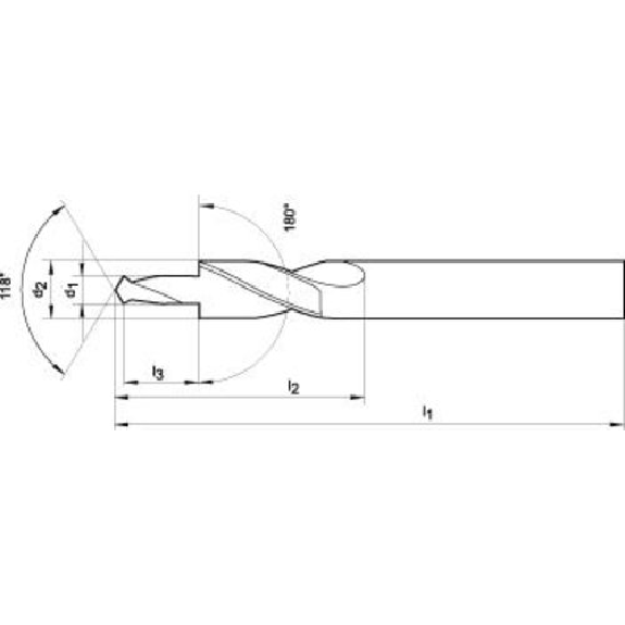 Kurzstufenbohrer HSS M3 DL 180G.-Beschreibung lesen