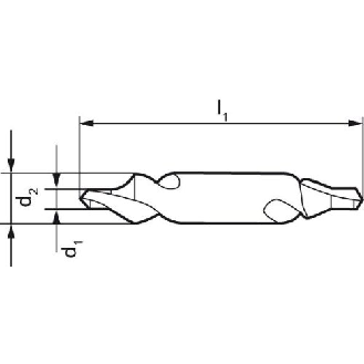 Zentrierbohrer DIN 333 R HSS 2,00mm-Beschreibung lesen