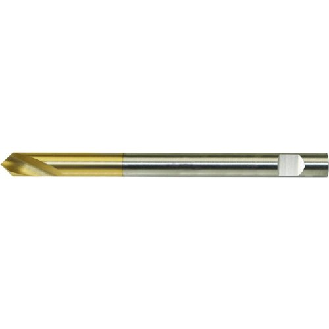Anbohrer NC DIN 1835 B HSSCo 6,00mm 90 Grad TiN lg-Beschreibung lesen