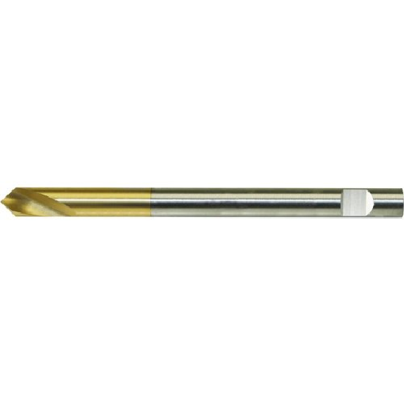 Anbohrer NC DIN 1835 B HSSCo 6,00mm 90 Grad TiN lg-Beschreibung lesen