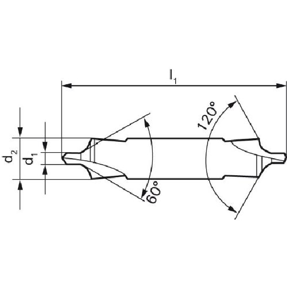 Zentrierbohrer D333B HSS 1,60mm 120 Grad Zentrierbohrer D333B HSS 1,60mm 120 Grad-Beschreibung lesen