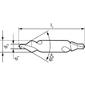 Zentrierbohrer DIN 333 A HSSCo5 2,00mm-Beschreibung lesen