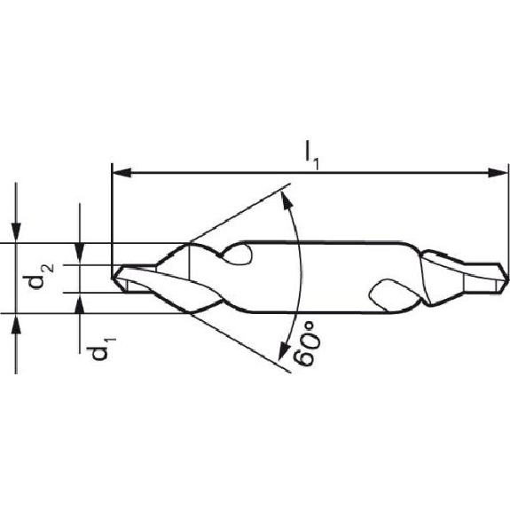 Zentrierbohrer VHM A 60 Grad 1,00mm Zentrierbohrer VHM A 60 Grad 1,00mm-Beschreibung lesen