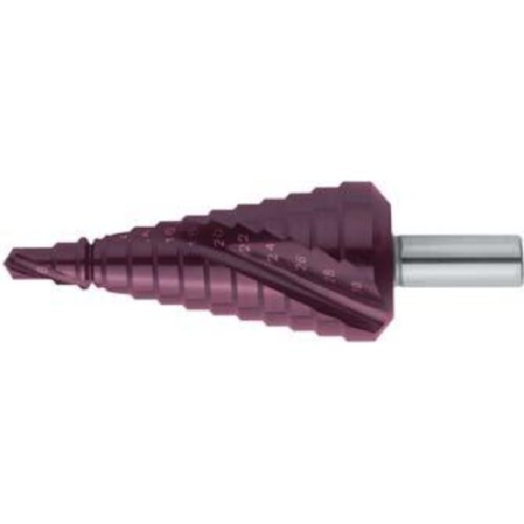 Universal-Stufenbohrer HSS spiralgenutet TiALN 7-32,50mm-Beschreibung lesen