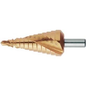 Universal-Stufenbohrer HSS spiralgenutet TiN 7-32,50mm-Beschreibung lesen