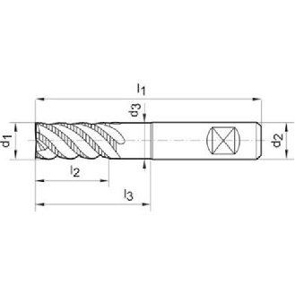 Schruppfräser WN LR X SPEED 12,0mm HB Z 4 HR-Beschreibung lesen