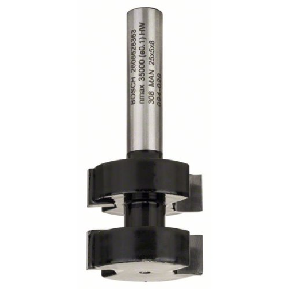 Federfräser, 8 mm, D1 25 mm, L 5 mm, G 58 mm Federfräser, 8 mm, D1 25 mm, L 5 mm, G 58 mm-Beschreibung lesen