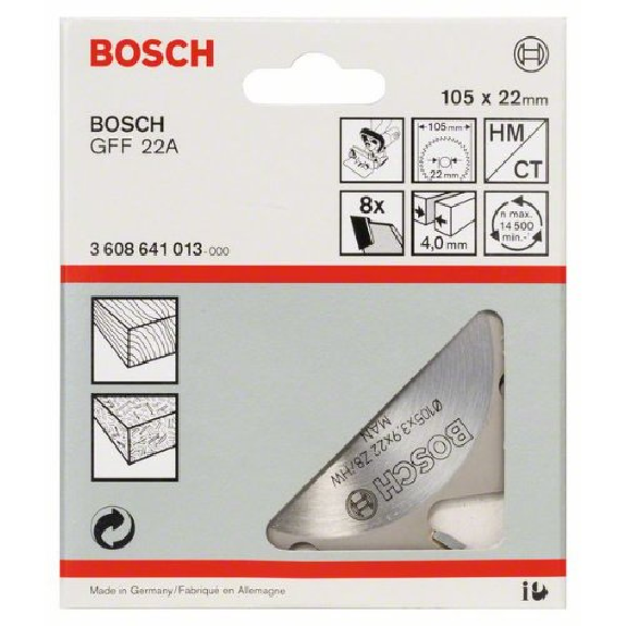 Scheibenfräser, 8, 22 mm, 4 mm Scheibenfräser, 8, 22 mm, 4 mm-Beschreibung lesen