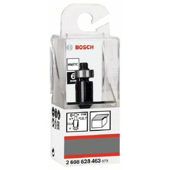 Bündigfräser 6 mm, D1 12,7 mm, L 12,7 mm, G 56 mm-Beschreibung lesen