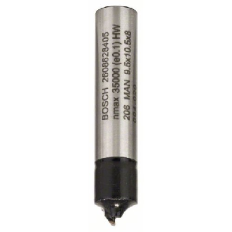 Viertelstabfräser, 8 mm, R1 3,2 mm, D 9,5 mm, L 10,2 mm, G 41 mm-Beschreibung lesen