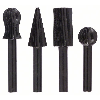 Freihandfräser-Set für Bohrmaschinen, 4-teilig, 6 mm, 13 mm Freihandfräser-Set für Bohrmaschinen, 4-teilig, 6 mm, 13 mm