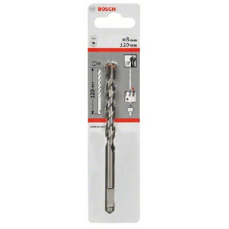 Zentrierbohrer f. Aufnahmeschaft für Sechskantadapter und SDS-plus, 8 mm, 120 mm-Beschreibung lesen