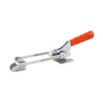 Verschlussspanner 331 Edelstahl mit waagerechtem Fuß Druckkraft 1500N-Beschreibung lesen